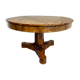 Antique large 19th century Biedermeier art deco walnut table