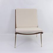 BOOMERANG ARMCHAIR by P. HVIDT & NIELSEN, ed. original, restored, 1950