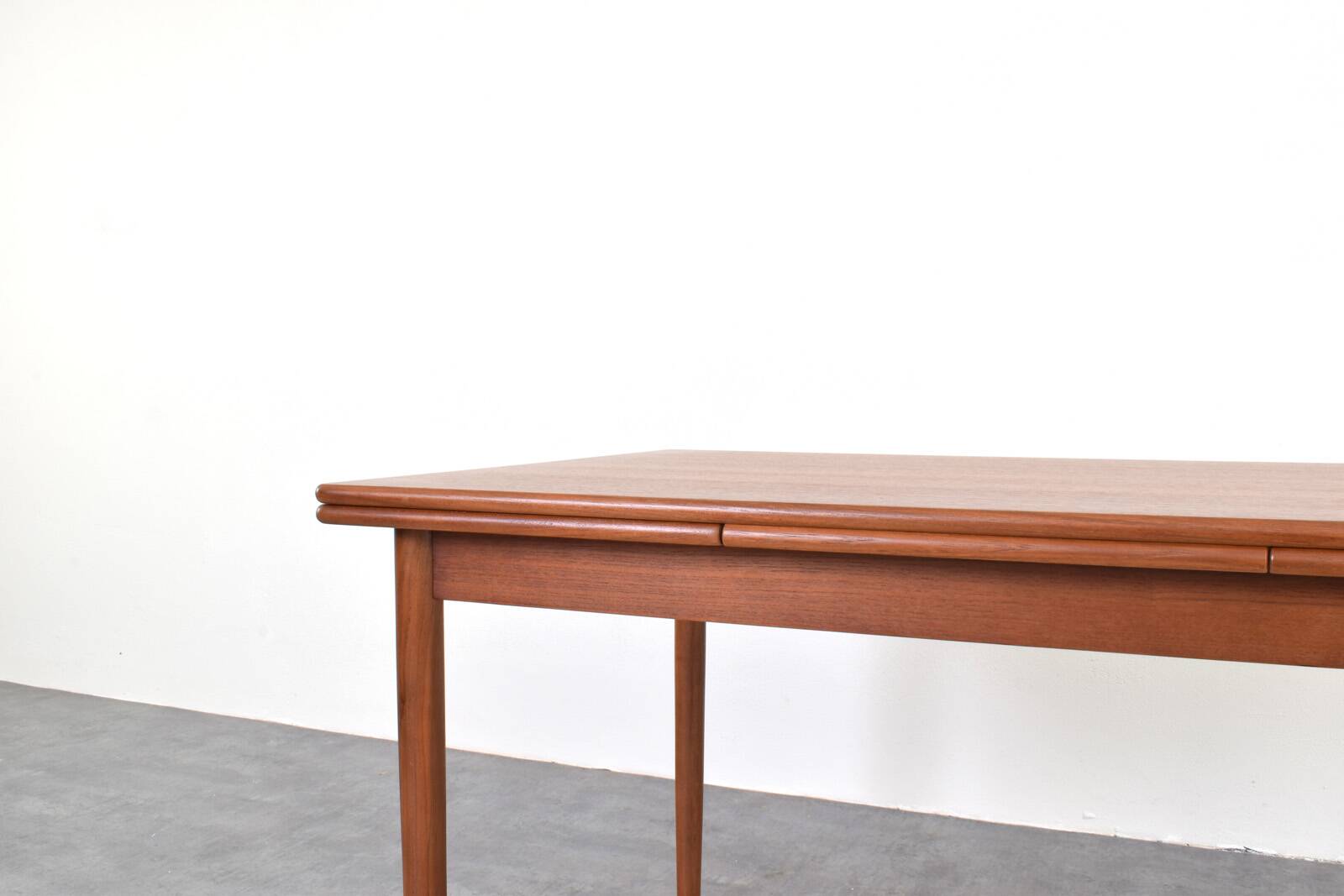 Mid-Century Danish Extendable Teak Dining Table from Rogenstrup Möbelfabrik
