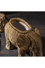 Rattan flowerpot