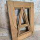 Cadre en bois vintage lettre A
