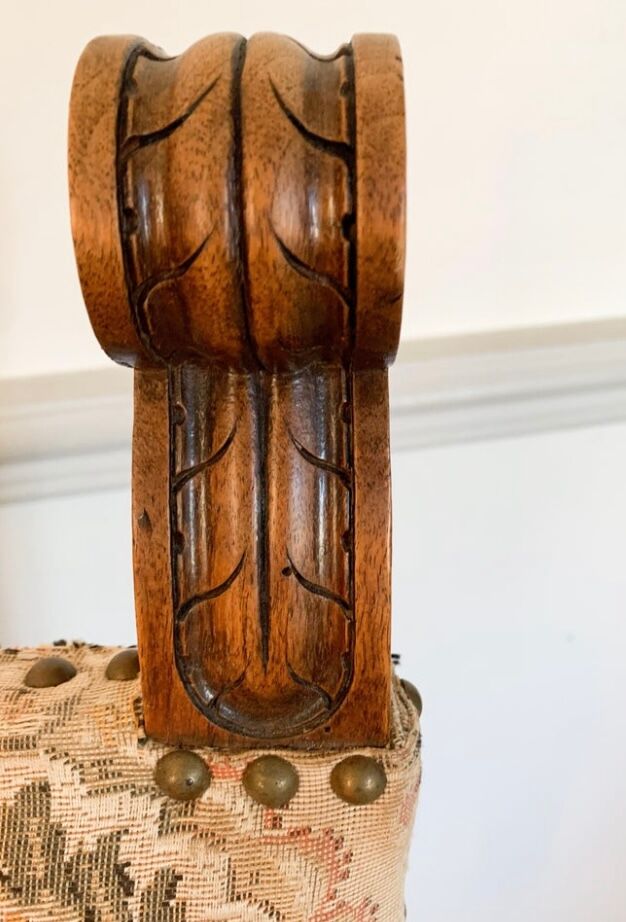 Pair of Neo-Renaissance armchairs, circa 1870