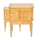 Ash bedside table carved around 1940