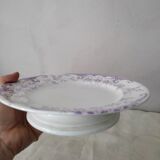 Presentation plate on foot shower