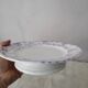 Presentation plate on foot shower