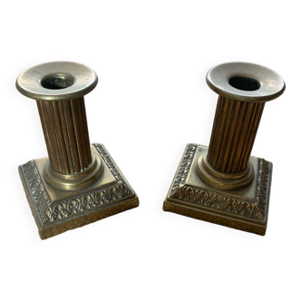 Brass candlesticks