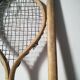 Duo of old wooden snowshoes