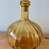 Amber yellow bottle from Empoli, Italy