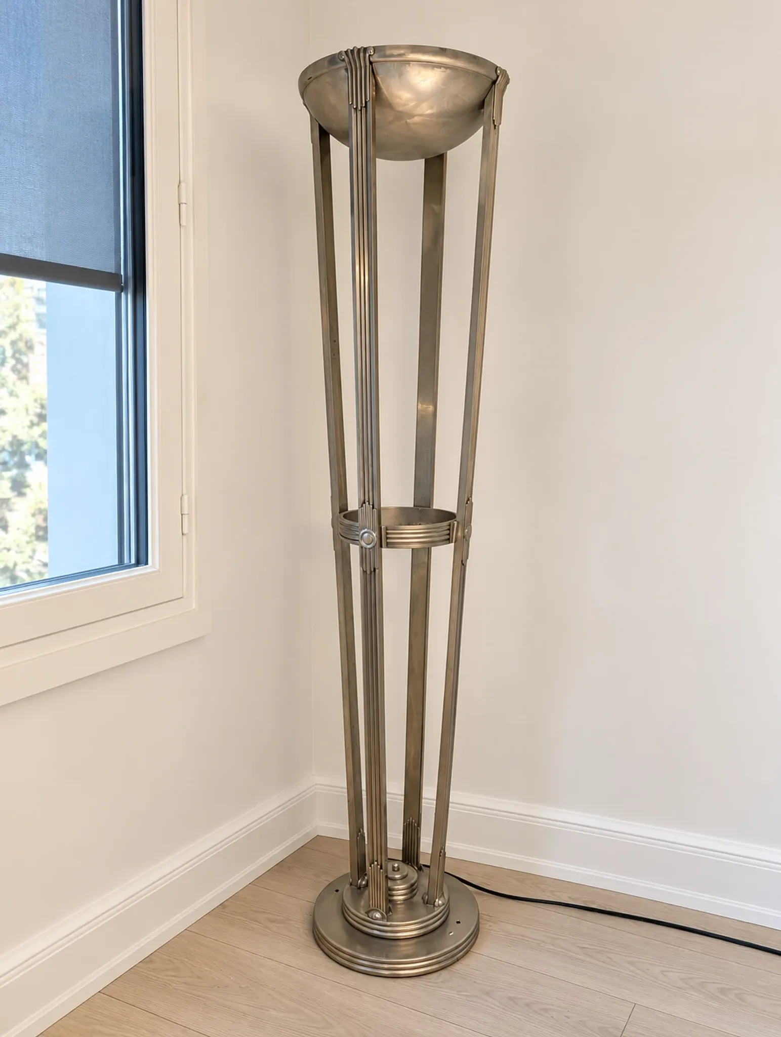 Splendid torchère floor lamp (Athenian), Art Deco, Sofar Paris