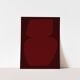 Abstract burgundy giclee print, 50x70