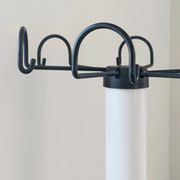 Black and white coat rack Seccose Italy 80s