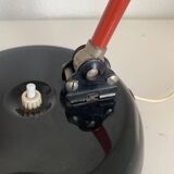 Lampe vintage 1960 bureau diabolo rouge cardinal - 45 cm