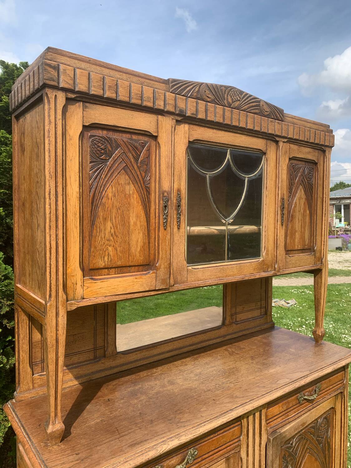 Art Deco Oak Sideboard