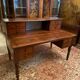 Important stepped office in solid blond oak nineteenth Napoleon III