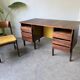 Bureau et sa chaise scandinave palissandre