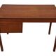 Vintage Danish teak compact Domino Mobler desk, 1960s
