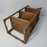 rattan bedside table