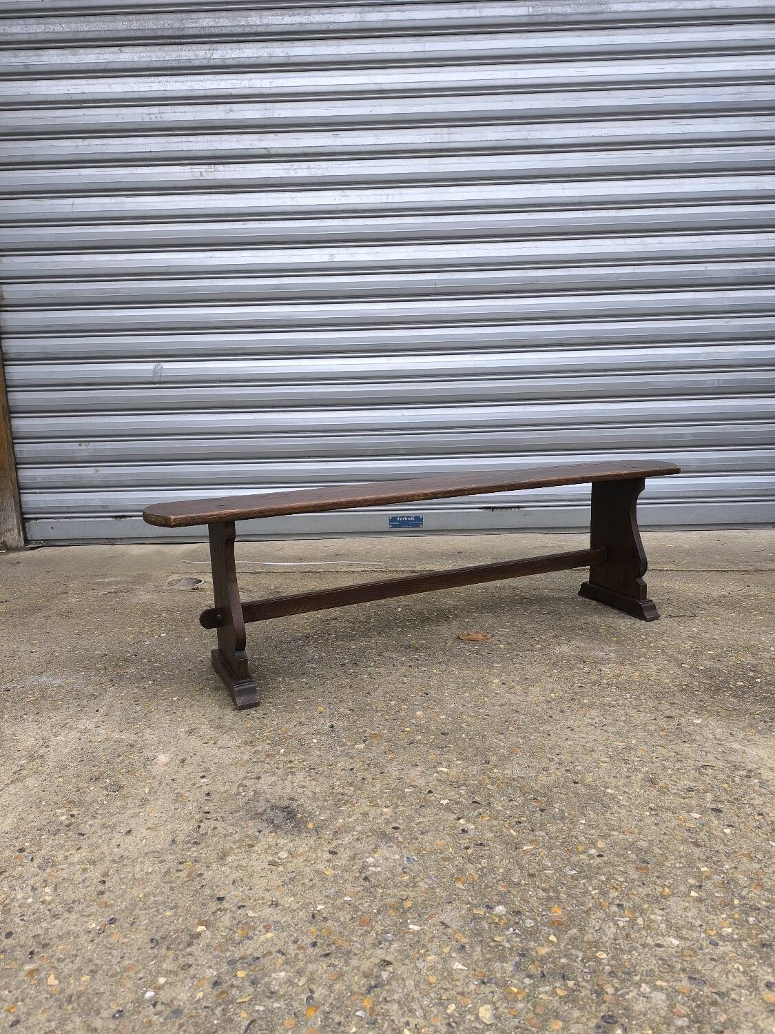 Banc d'église en bois début XXème