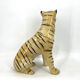 Ceramic hand painted leopard, 1960s Italy
