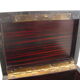 Jewelry box in blackened wood marquetry brass napoleon iii