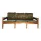 Three-seater oak sofa by E. Merthen, Ire Møbler, Sweden, 1960s