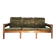 Three-seater oak sofa by E. Merthen, Ire Møbler, Sweden, 1960s