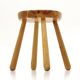 Solid pine stool, 1960s