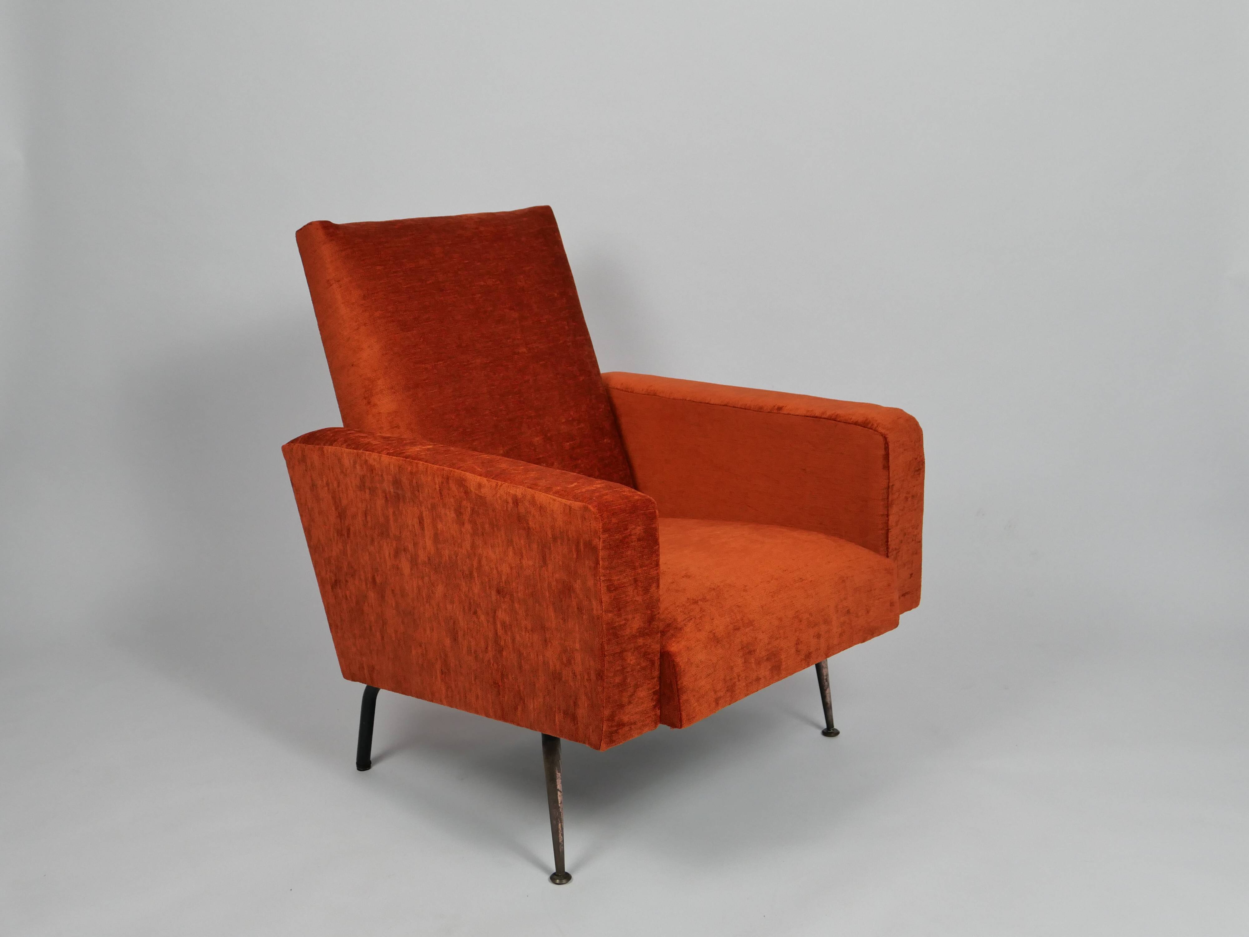 50's Terracotta Armchair