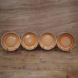 4 Sarreguemines BP sandstone dessert plates