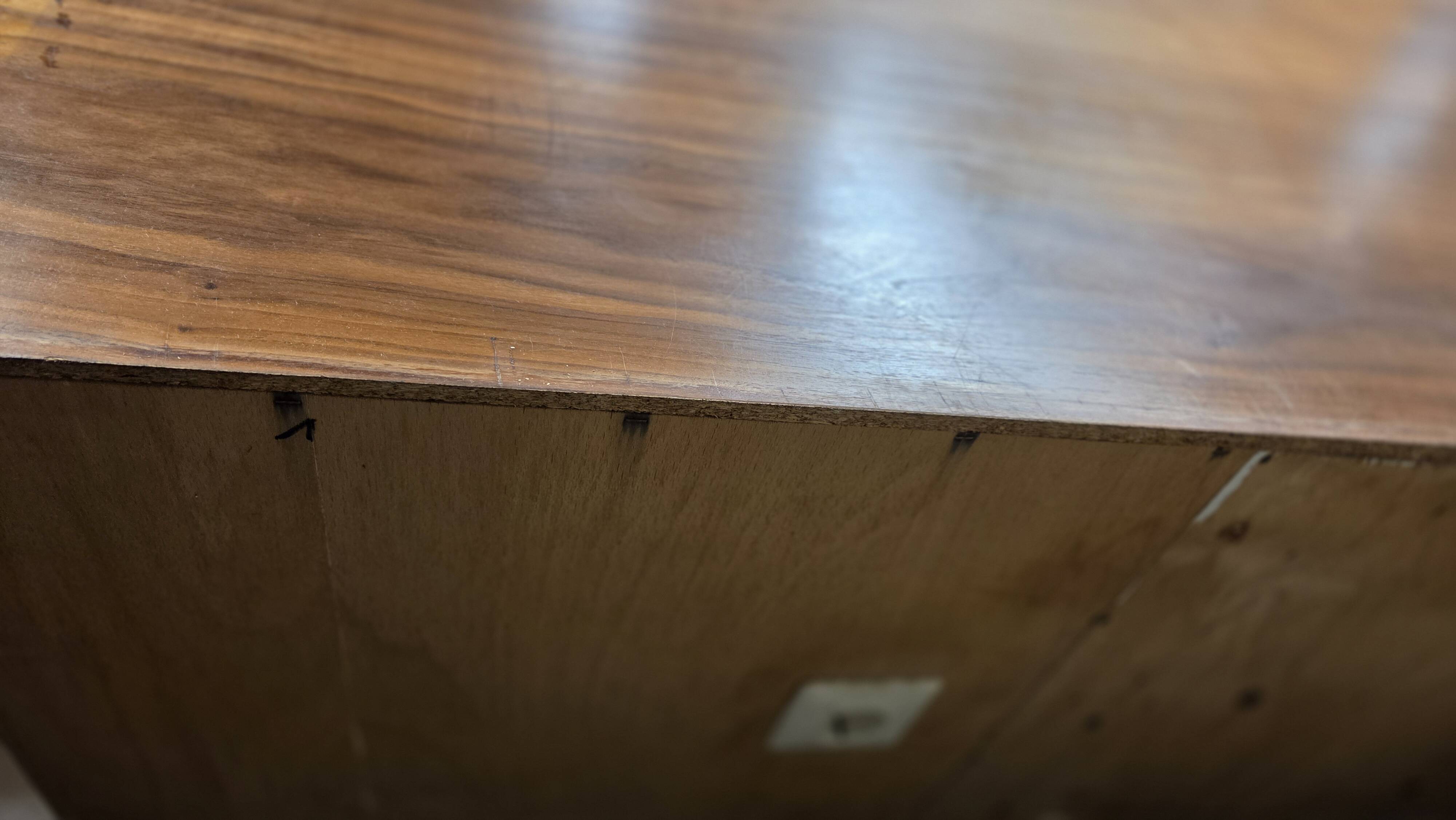 Vintage teak Scandinavian bar cabinet from the 1960s.