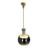 Glass and aluminum pendant light, design Rolf Krüger for Staff Leuchten, P118