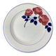 Plate on vintage heel dessert dish Rose Red