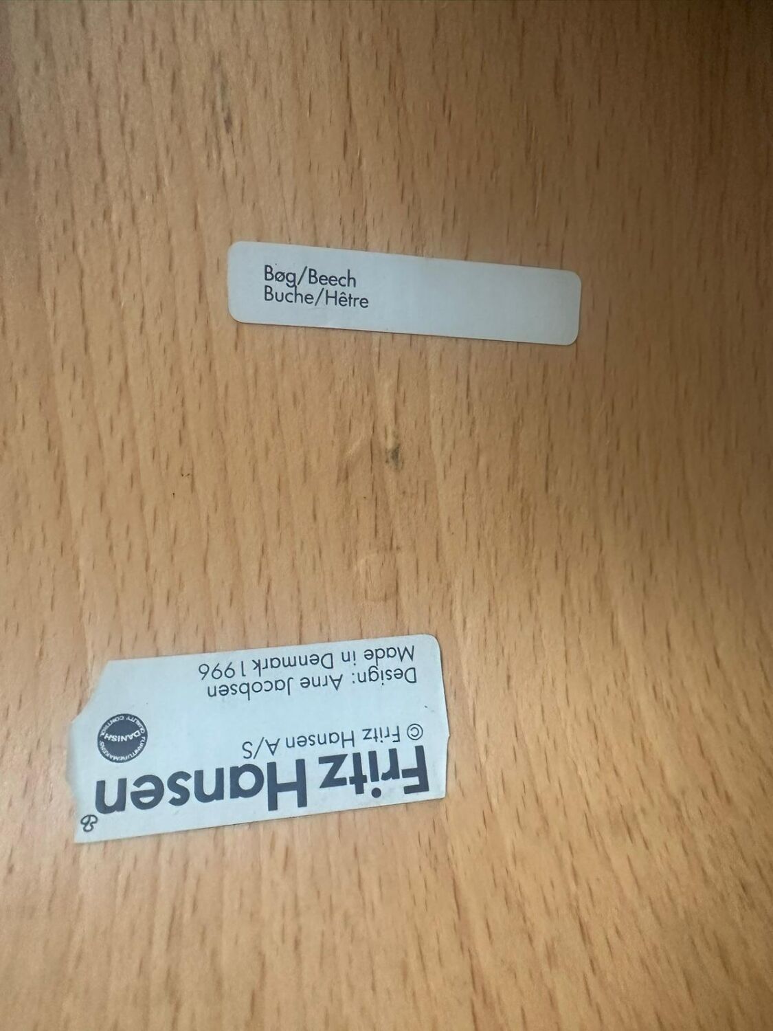 6 Fritz Hansen chairs, model series 7