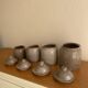 Stoneware kitchen pot signed CR