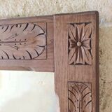 Miroir bois sculpté