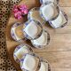 Lot of 10 old soup plates - Badonvillier Bornéo model