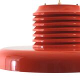 Ferrari red Hans Agne Jakobsson mid-century pendant