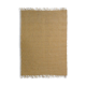 Carpet in jute and yellow cotton 120 x 170 cm