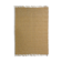 Carpet in jute and yellow cotton 120 x 170 cm