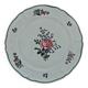Villeroy & Boch dinner plate, Alt Strasburg model, pink flower