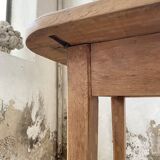 Solid oak farmhouse table 150 cm