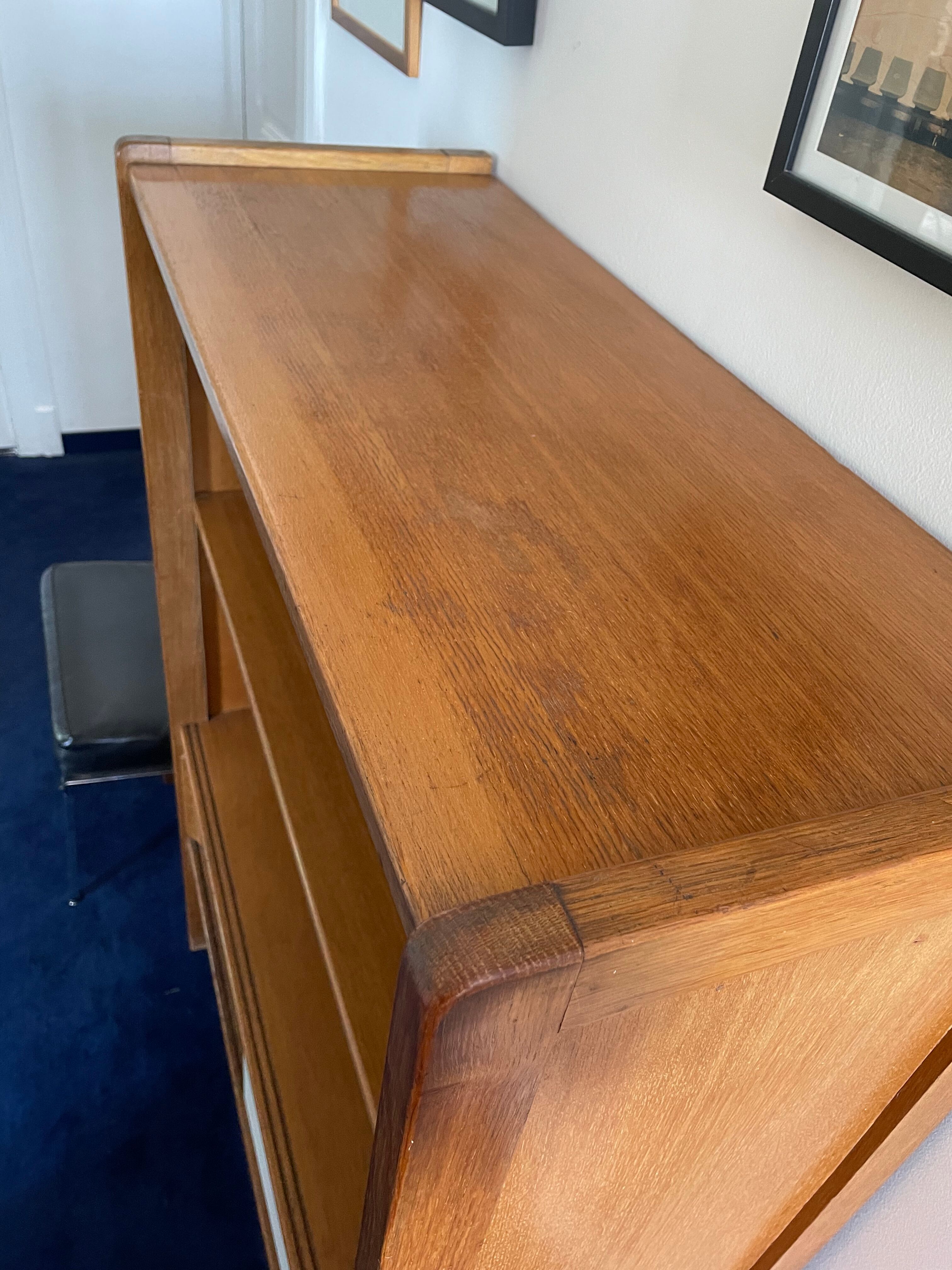 Scandinavian vintage library storage cabinet