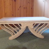 Indonesian teak coffee table