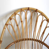 Vintage rattan armchair