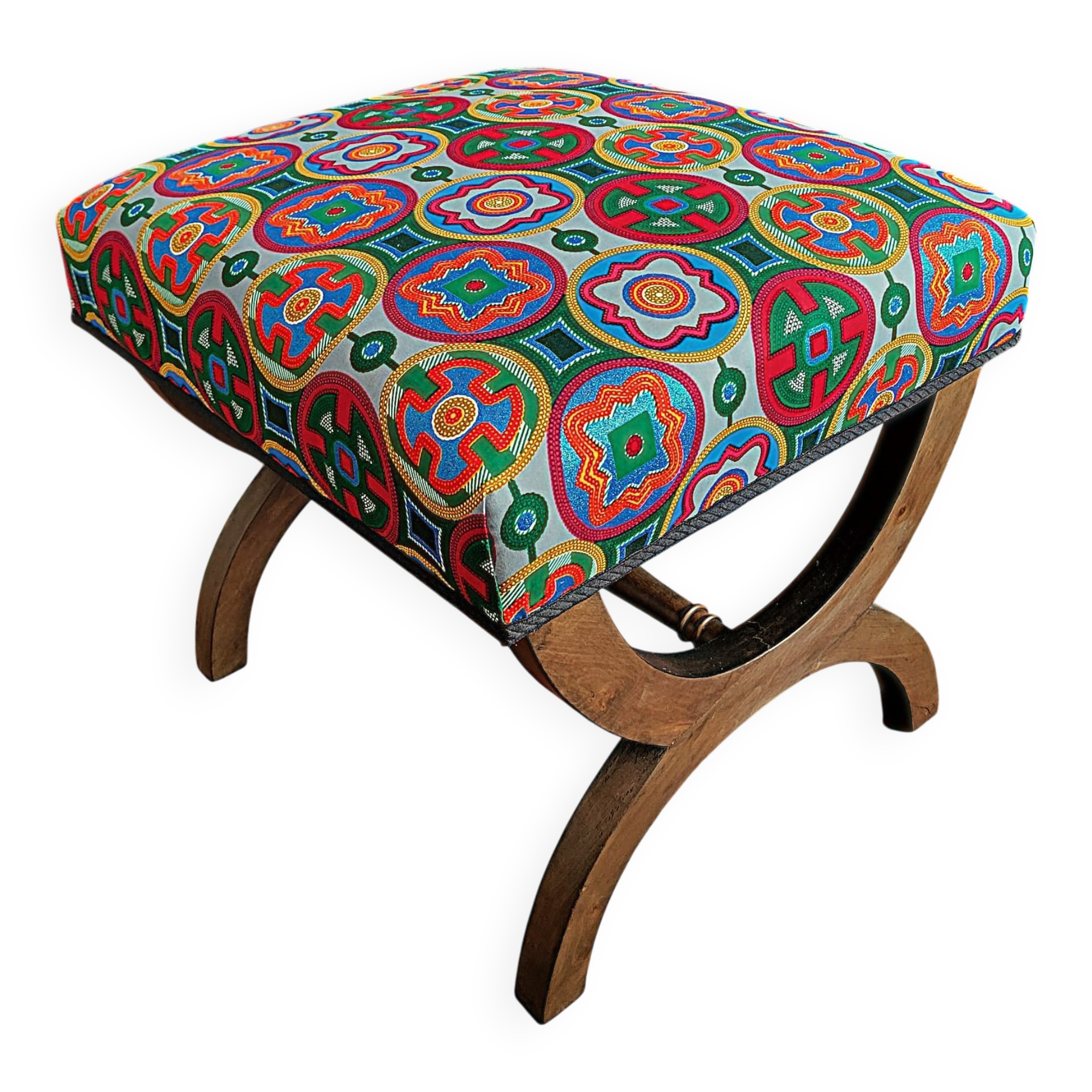 Curule stool - Pouf - Footrest - Bench