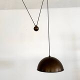 Suspension à contrepoids en laiton vintage Florian Schulz