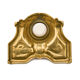 Encrier Art nouveau bronze doré vintage ancien