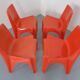 B1171 Fiberglass Stacking Chairs by Helmut Bätzner for Bofinger, 1960s, Set of 4