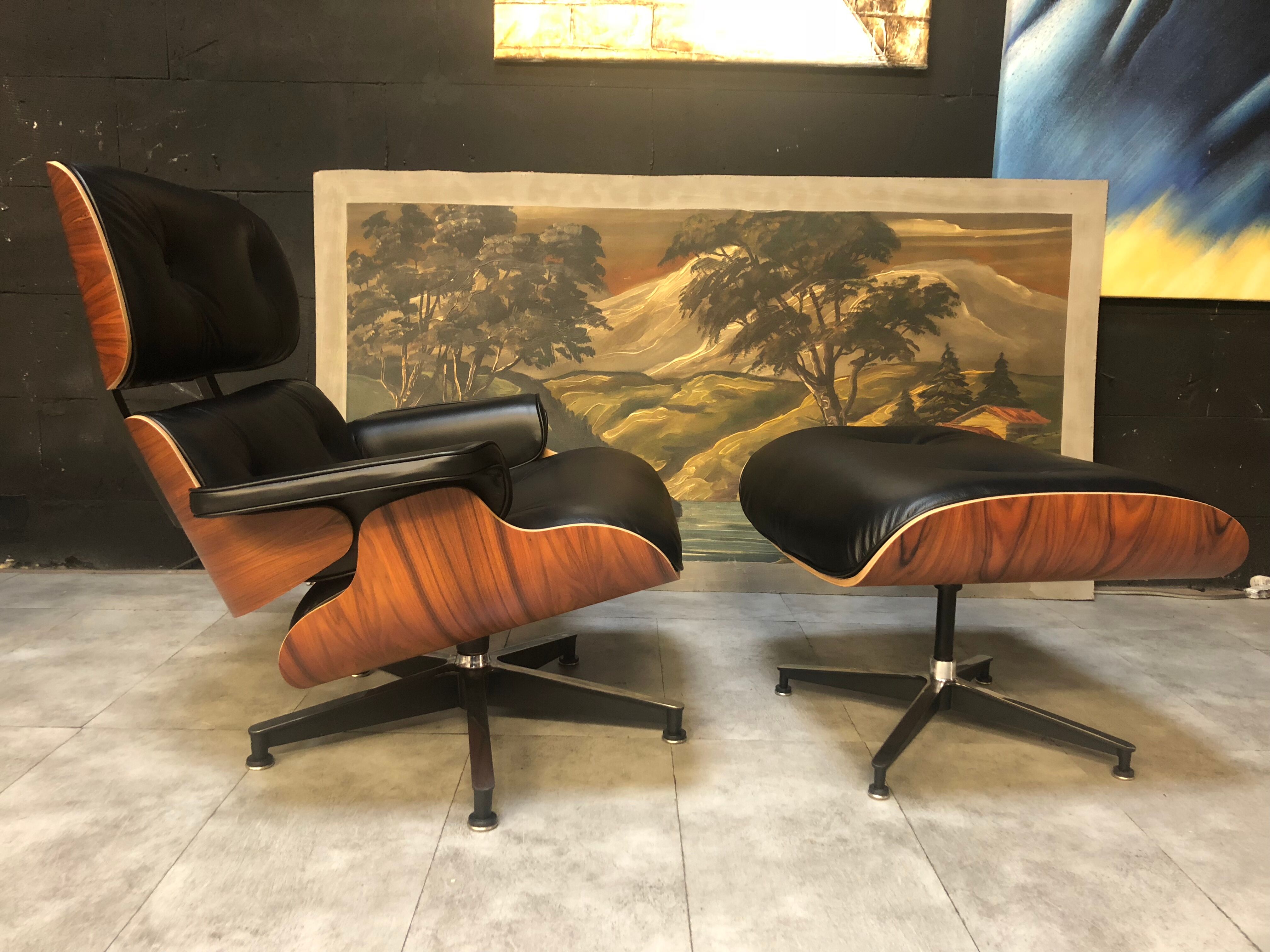 Charles & Ray Eames lounge chair and ottoman for Herman Miller