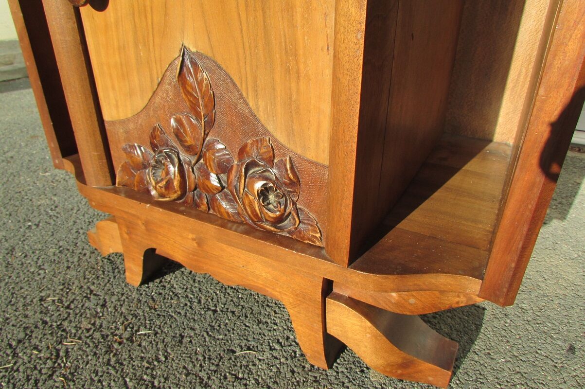 Bedside , nightstand, piece of Art Deco sofa , 1930s